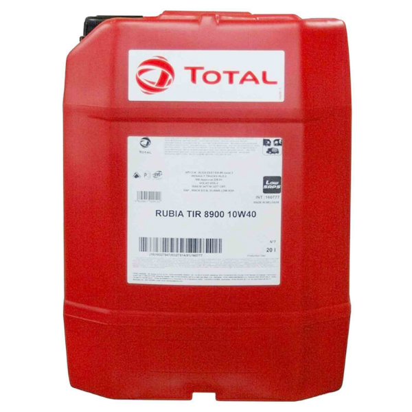 Моторное масло Total Rubia TIR 8900 10w40 синтетическое (20 л)